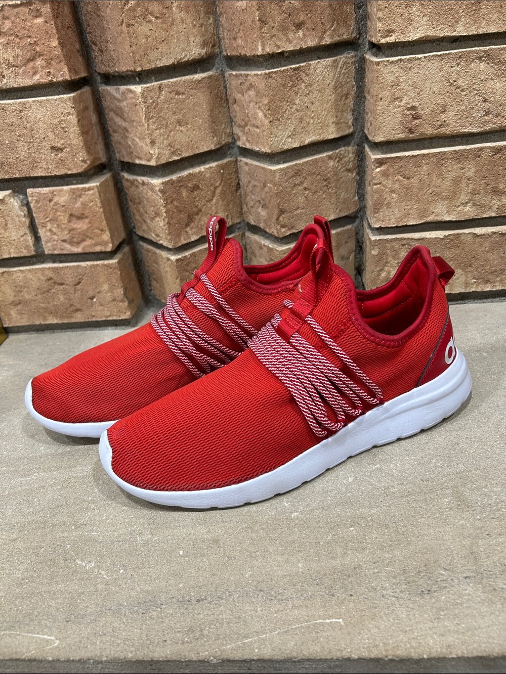Adidas Lite Racer Adapt Sneakers Scarlet Red Slip-On Men’s shoes size 10.5